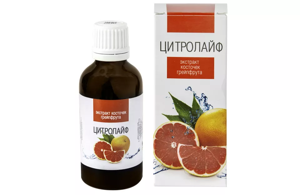 Экстракт грейпфрутовых косточек, 1 л