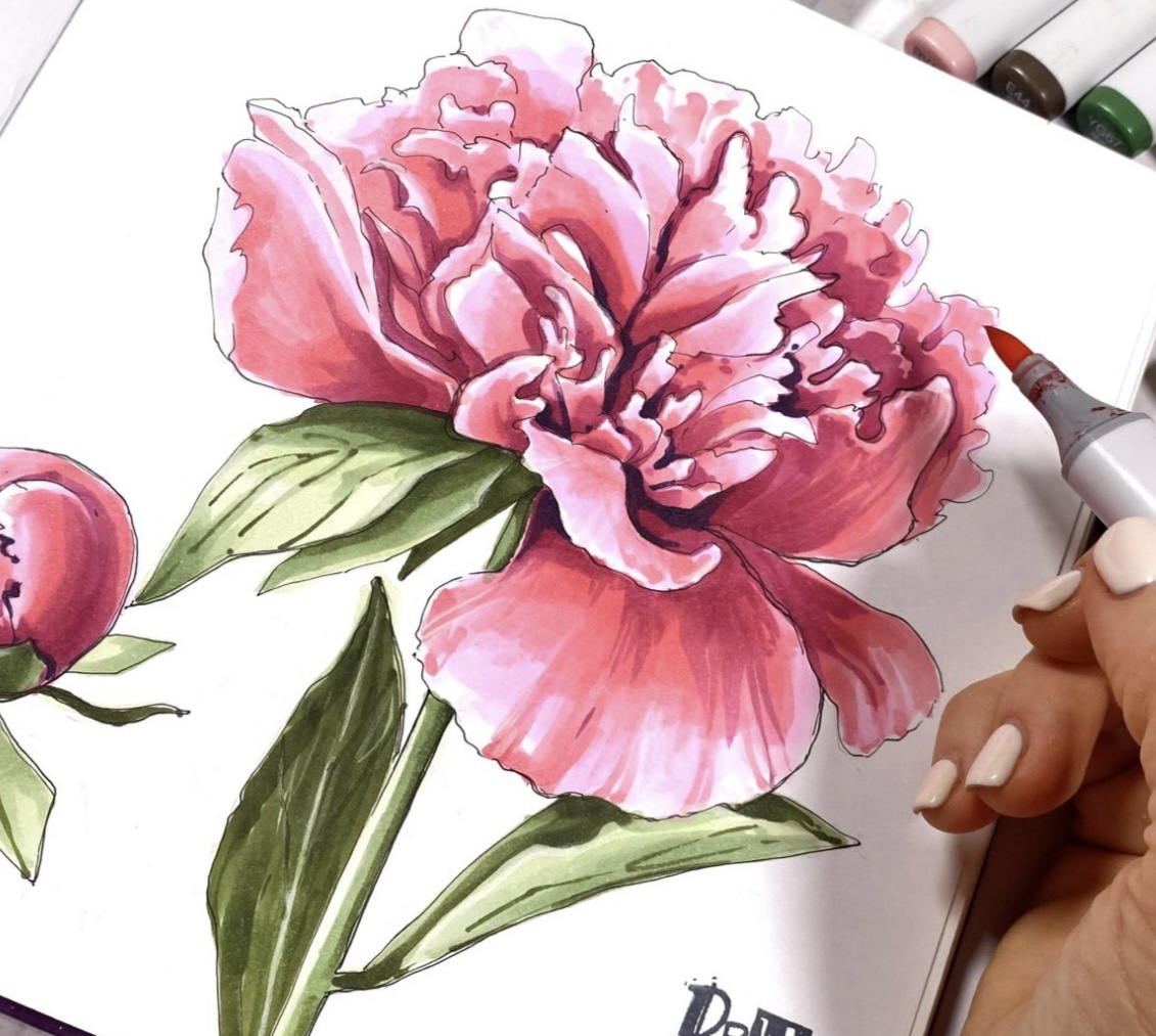 Раскраска по номерам Пионы и розы (BRM36133)