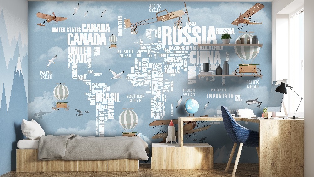 Фотообои в гостиной комнате: 25 идей дизайна стен | Интерьер на фото
